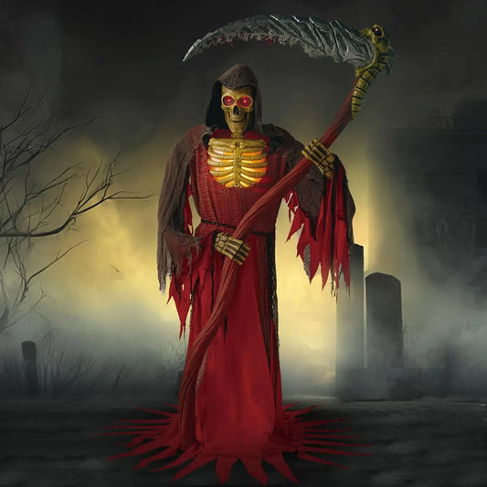 7 Ft Grim Reaper Halloween Animatronic