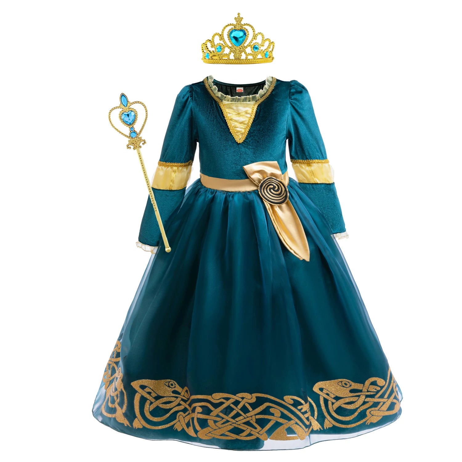 Girls Merida-Inspired Princess Halloween Costume Dress