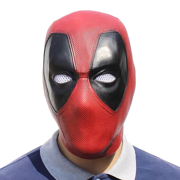 Superhero red-and-black masked anti-hero Mask costume red-and-black masked anti-hero Latex Soft Funny Adult Helmet Halloween Costume Props - product image 1