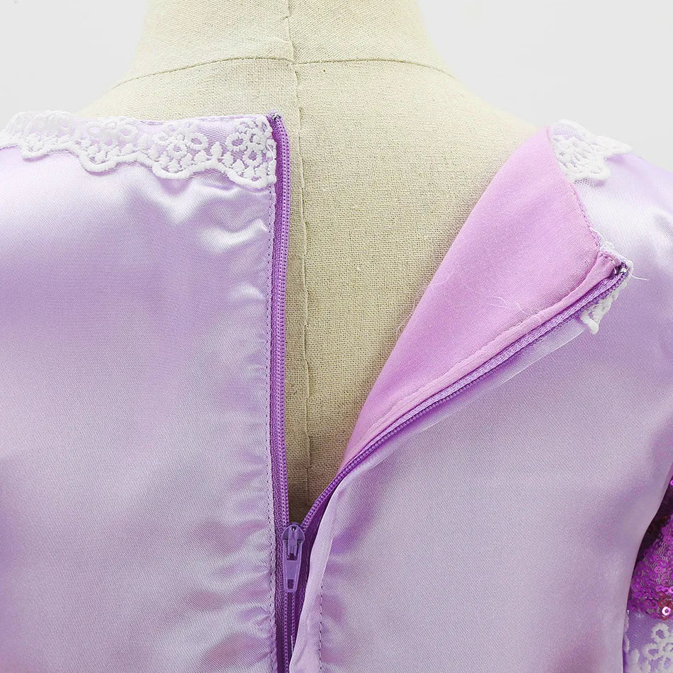Rapunzel-Inspired Princess Costume for Girls | Fairy-Tale Gown