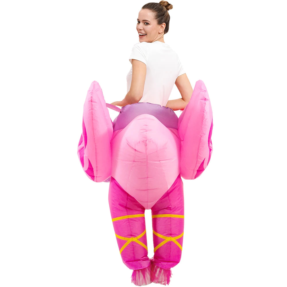Halloween costume party fun role-playing costume flamingo inflatable costume funny costume adult blowing suit - product image 5