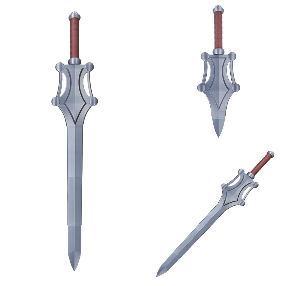Skeleton Fantasy Villain Battle Axe Power Sword Universe Master Cosplay Toy Prop Sword Knight Weapons Replica