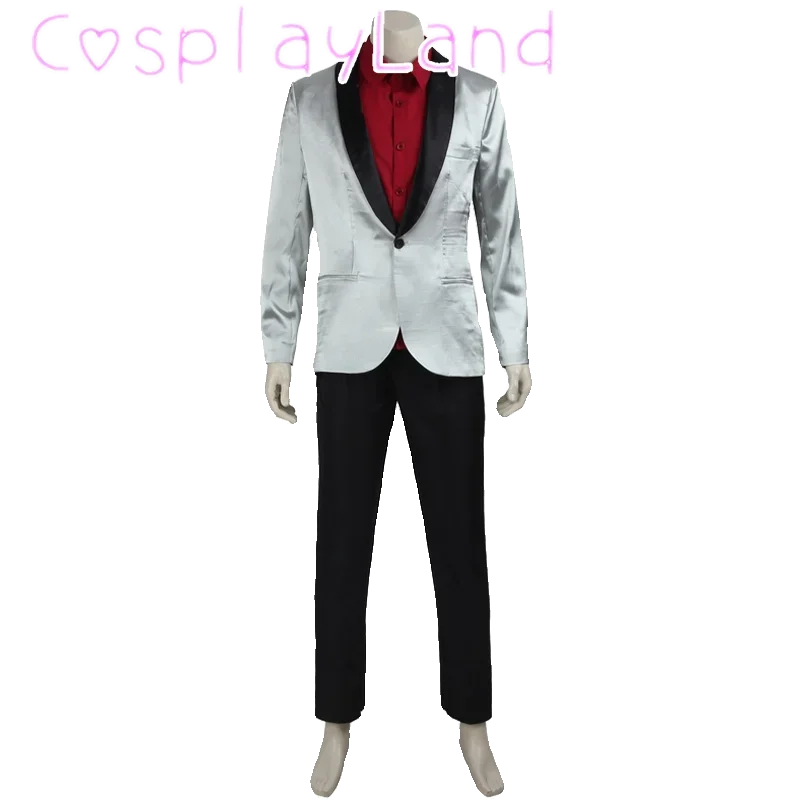 Halloween Carnival Outfit Comic Con Clown Joker Costume Stage Roleplaying Cosplay Complete Set Skirt Pants - product image 6