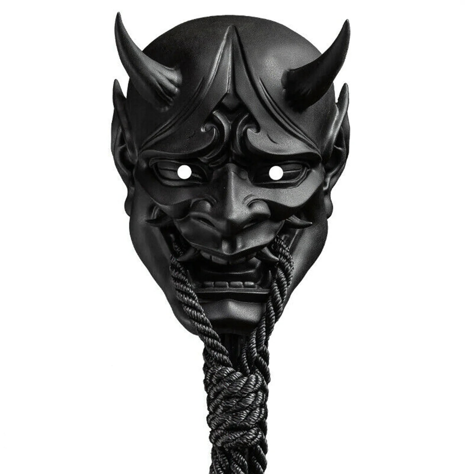 Japanese Hannya Oni Samurai Noh Kabuki Horror Halloween Costume Mask