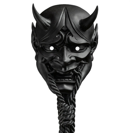 Japanese Scary Sealed Prajna Devil Hannya Noh Kabuki Demon Oni Samurai Monster Halloween Masquerade Mask - product image 1