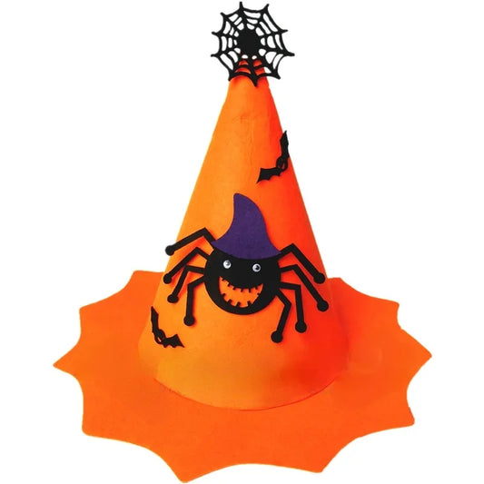 Halloween Party Holiday Masquerade Show Performance Dress Up Props Pumpkin Hat Boys Girls Orange - Discount Halloween City