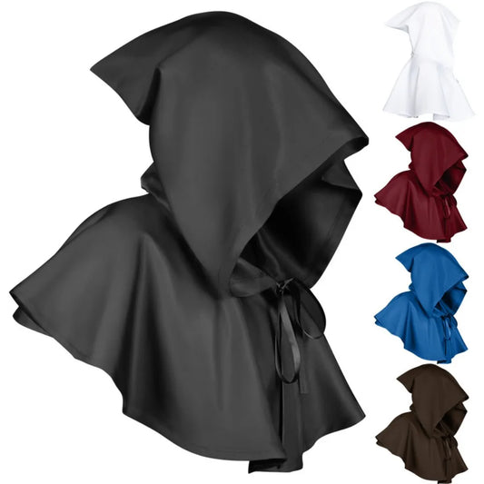 Movie COS Death Cloak Medieval Hooded Cloak Clothing Costume