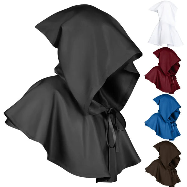 Movie COS Death Cloak Medieval Hooded Cloak Clothing Costume