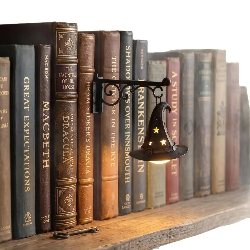 Cozy Ghost Shape Halloween Library Shelf Lanterns Cut Figurine Miniature - product image 4