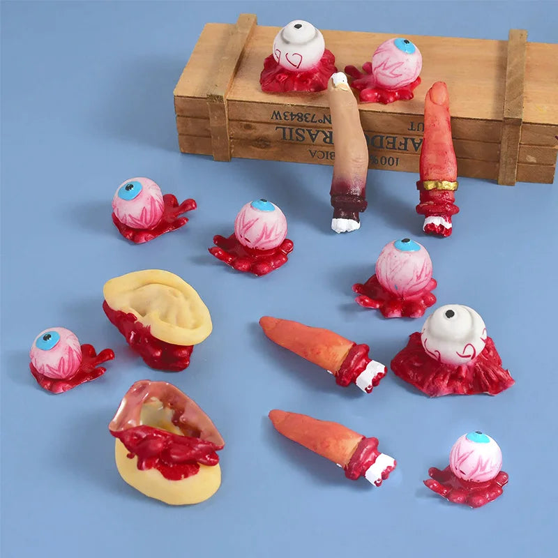 5pcs Halloween Horror Prop Simulation Human Organ Bloody Ear Fingers Eyeballs - product image 6