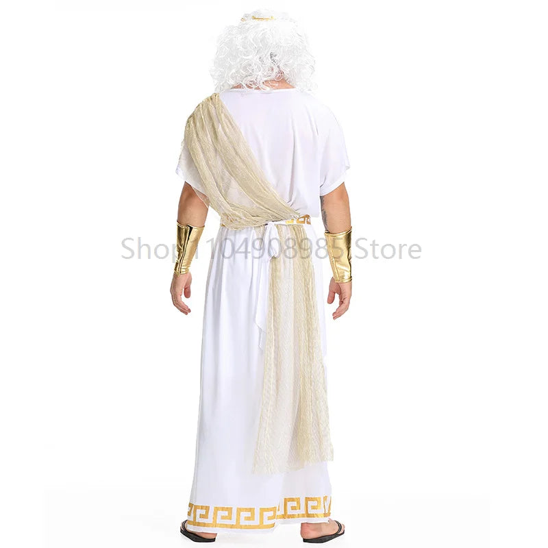 Halloween Costume Deluxe Costume for Men Book Week Halloween Costumes Adult Dress - Adult Wig / XL