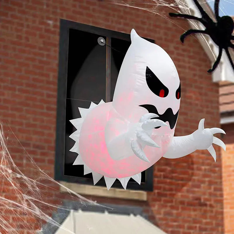 Halloween inflatable ghost horror hanging ornaments, outdoor courtyard window hanging ornaments - product image 2
