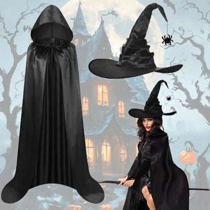 Creative Bat Hat Halloween Cloak Party Props Costume Halloween Cosplay Hooded Cape Funny Grim Reaper Cloak - product image 4
