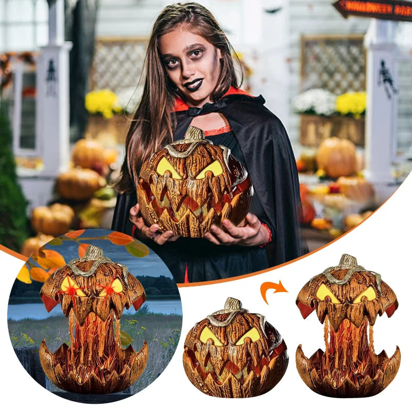 Noise Activated Pumpkin Animated Talking Pumpkin Decoration Lifting Pumpkin Creates a Spooky Atmospheresfor