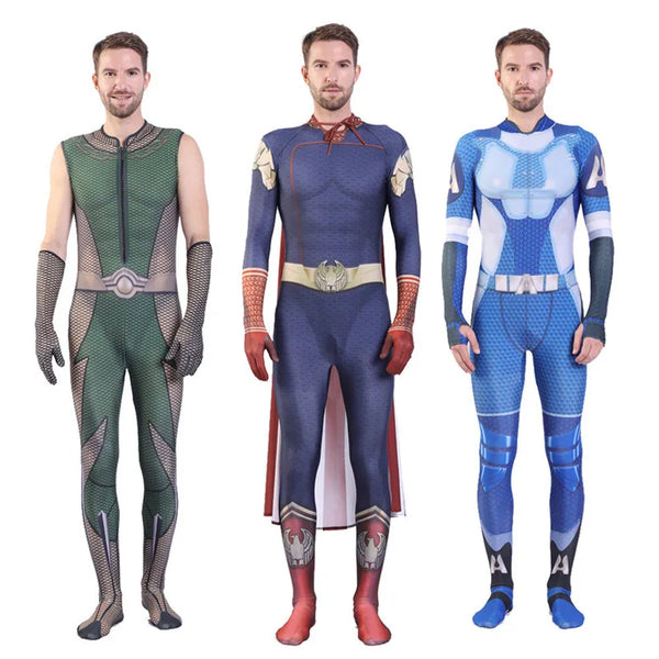 Multiple Halloween Superhero Black Robe Warrior Bodysuits Adult Children's Parent-child Outfit Deep Starlight - product image 1