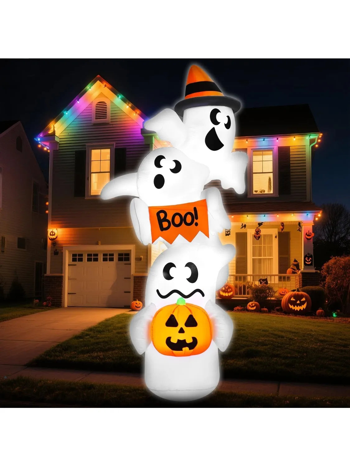9 FT Ghost Outdoor Halloween Inflatable Decoration - product image 9
