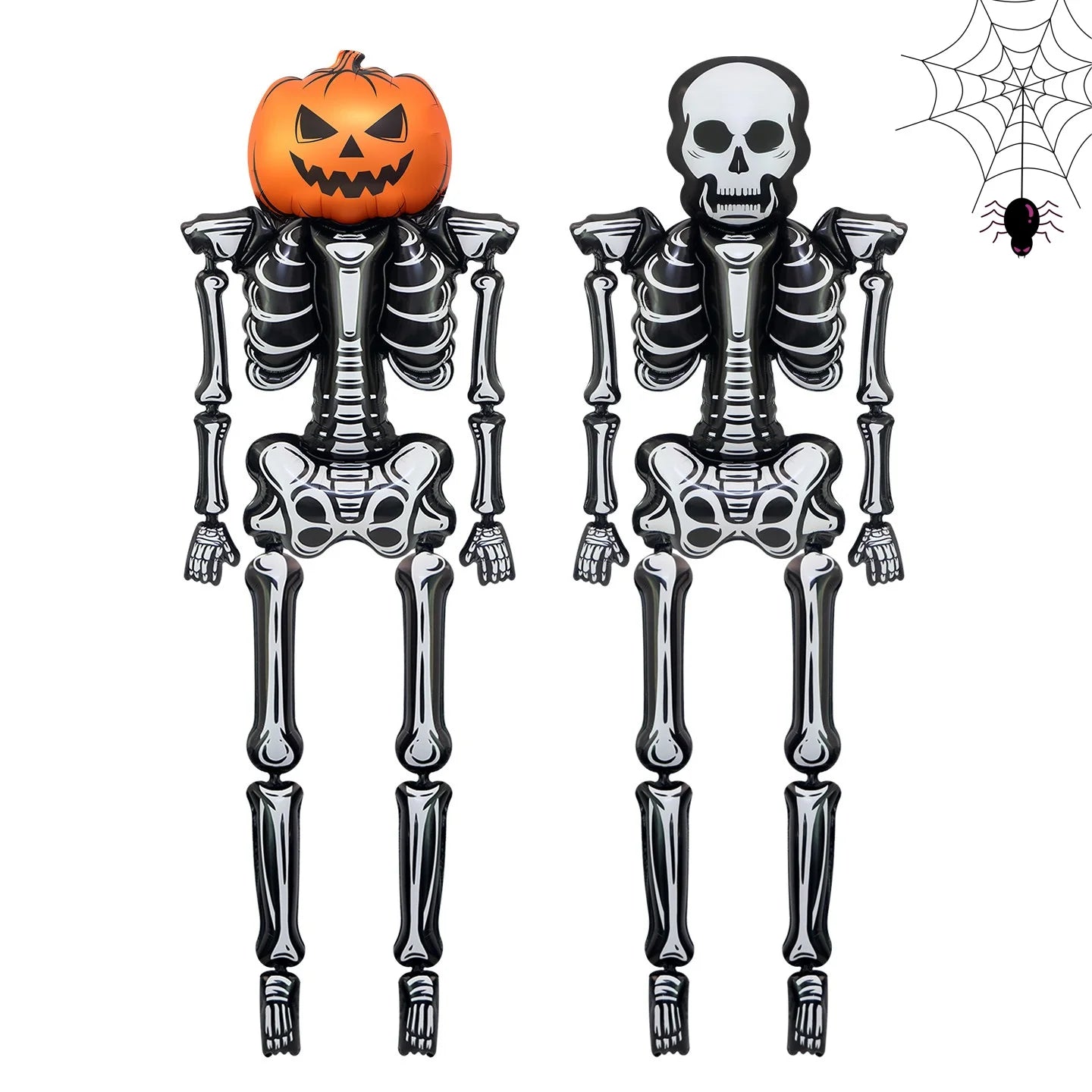 Halloween Skull Balloon, Giant Skeleton Foil Balloon, Halloween Skull - product image 6