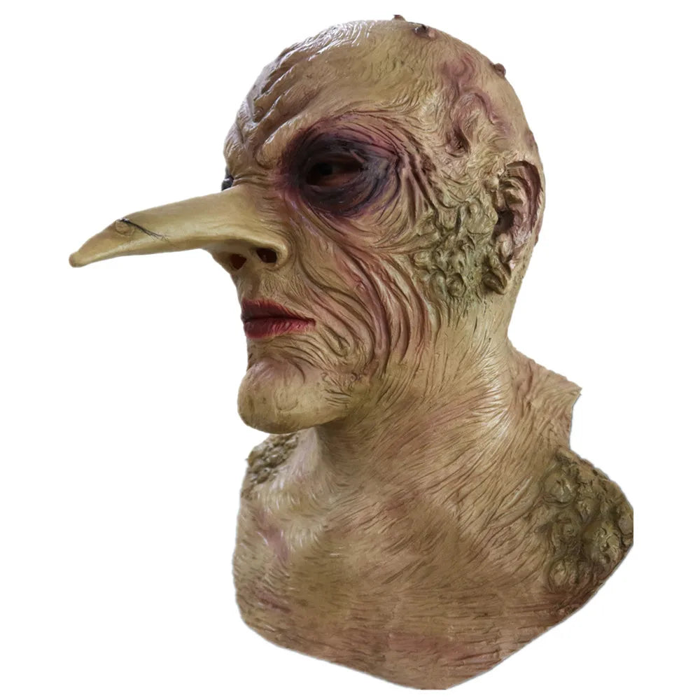 Witch Mask, Halloween Party Prop The Grand High Witch Nose Ghoul Scary Latex Demon Long Pointed Nose Monster - product image 5
