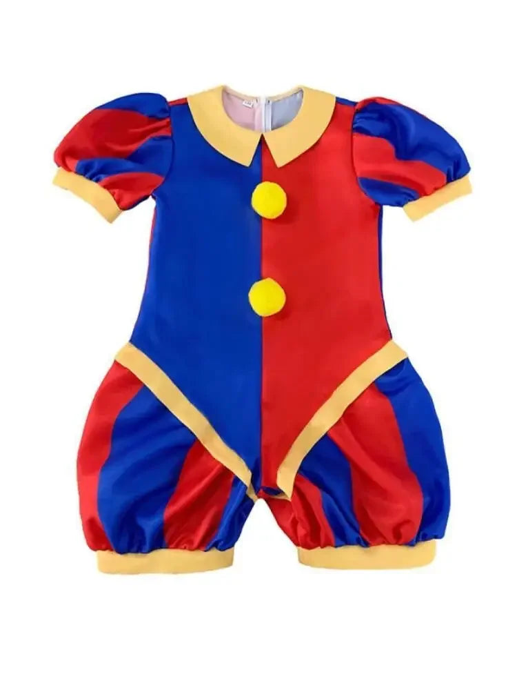 The Amazing Digital Circus Clowns Costume Kids Adult Halloween Bodysuit Costume Suit - 001 / 110
