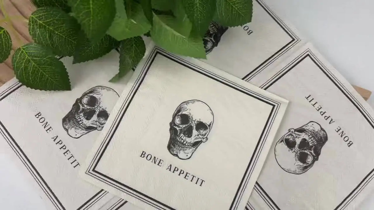 Skull Halloween Paper Napkins - Party Table Decorations - product image 5