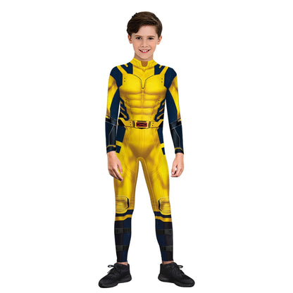 Zawaland Wolverine Deadpool Cosplay Jumpsuit Superhero Boys Girls Deadpool Adult Halloween Zenti James - product image 7