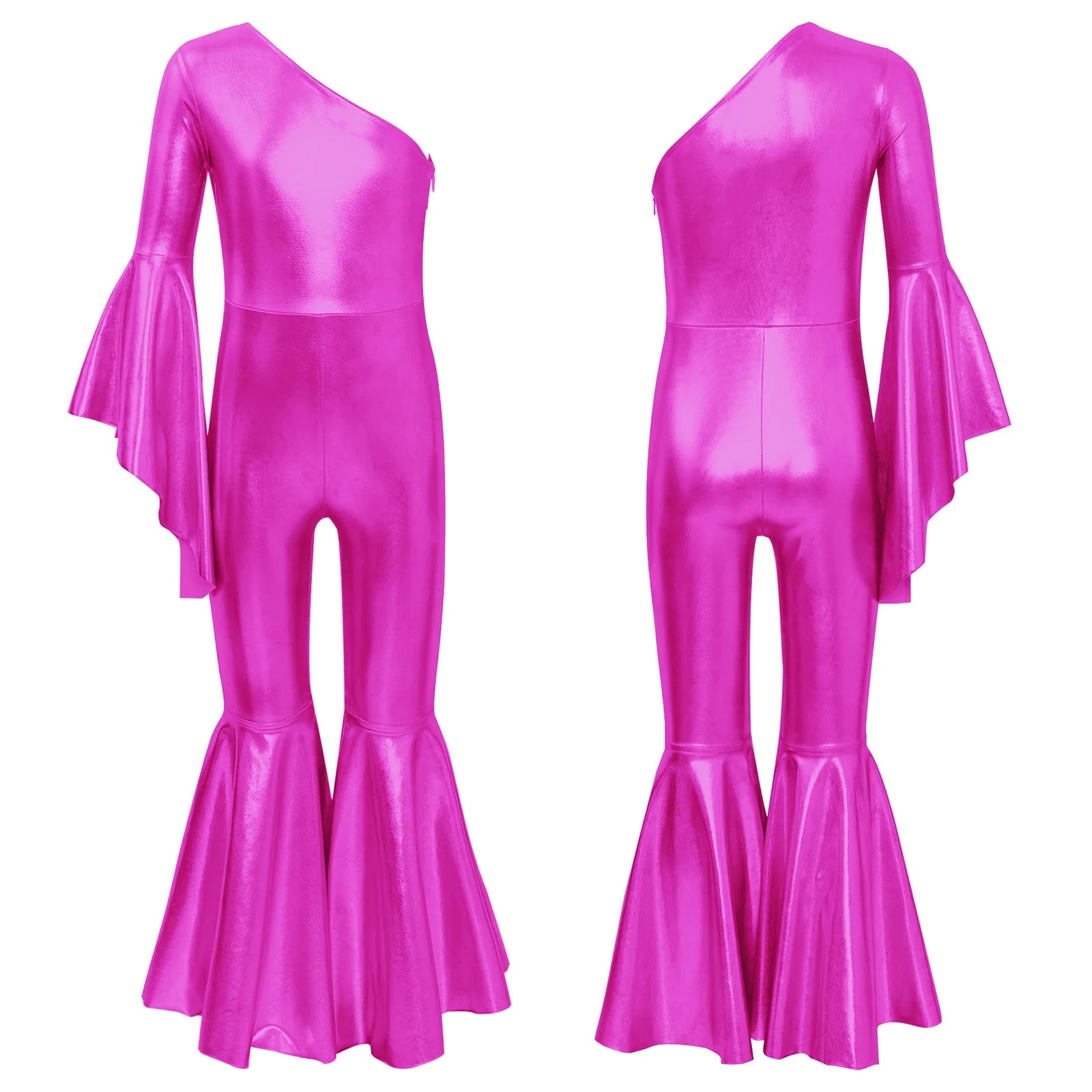 Kids' Disco Shiny Hippie Sleeveless Sequins Tassels 70s 80s Costume - alternate view 10
