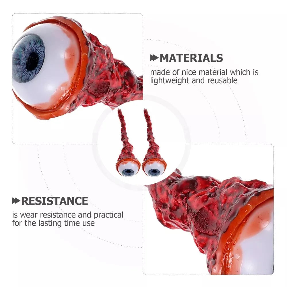 Halloween Latex Fake Eyeballs Horror Scary Bloody Props Fake Eye Eyeball Halloween Party Decoration Bloody - product image 5