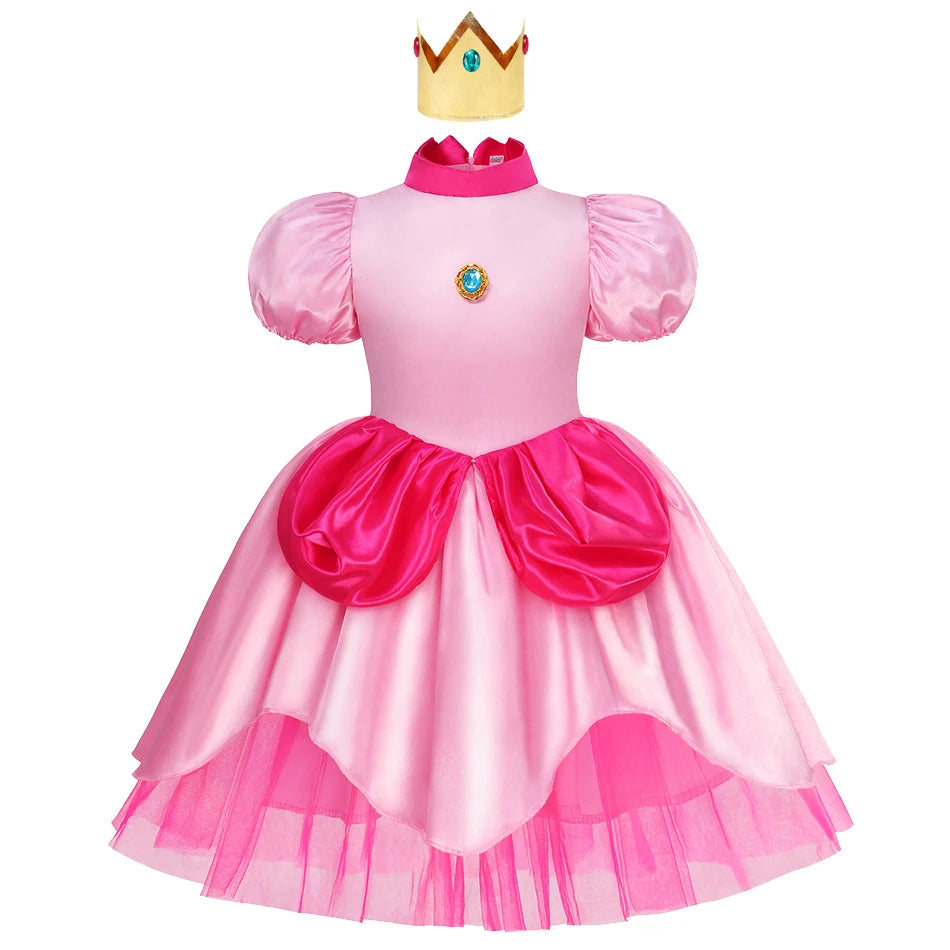 Kids' Pink Video Game Princess Halloween Costume