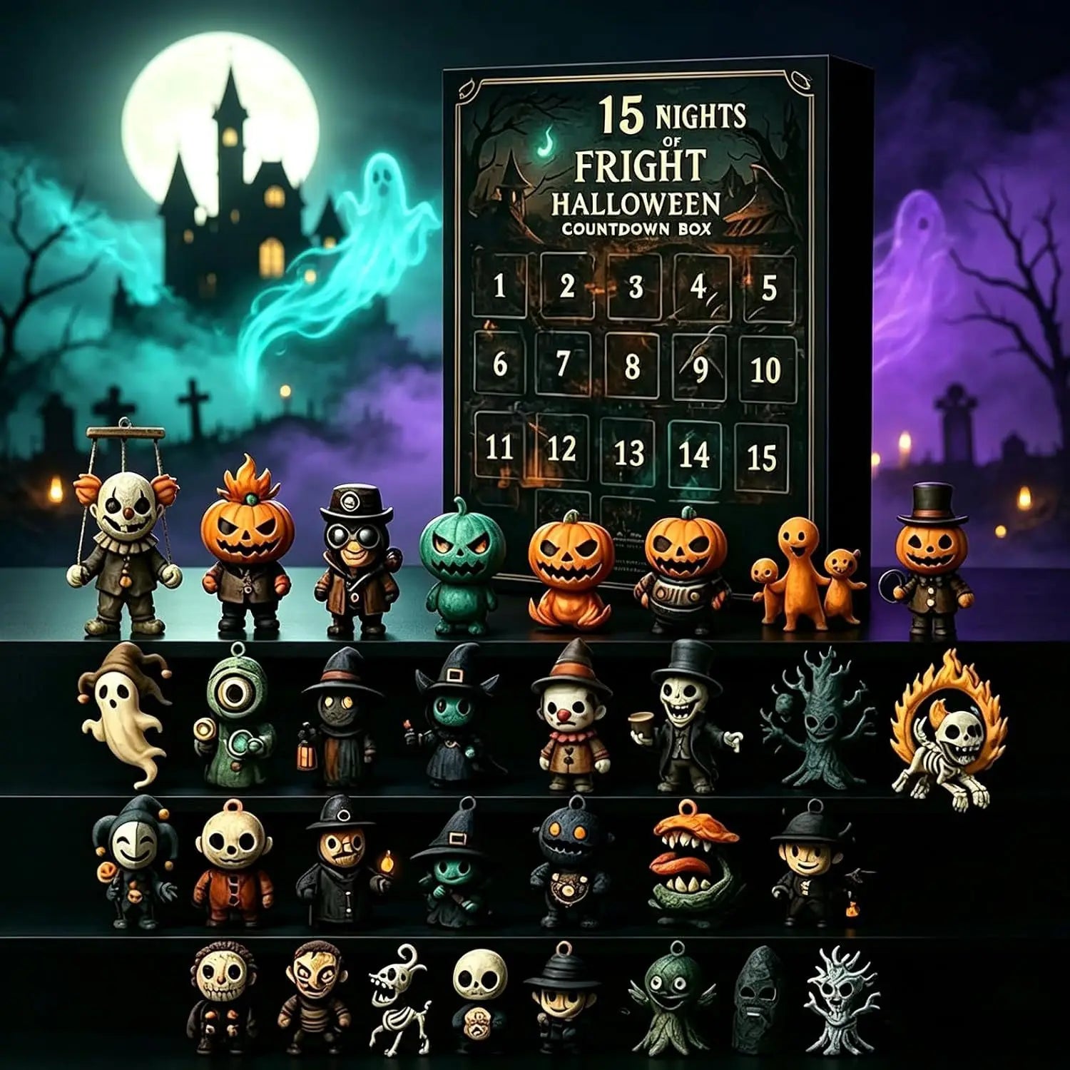 Halloween Advent Calendar 2026, 31 Nights of Fright Halloween Countdown Box - product image 8