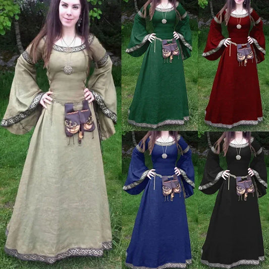 Women's Medieval Gothic Renaissance Hombre Costume
