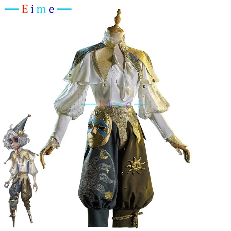 Weeping Clown Costume Game Identity V Joker Costume Suit Halloween Uniforms Custom Made - Costume / S