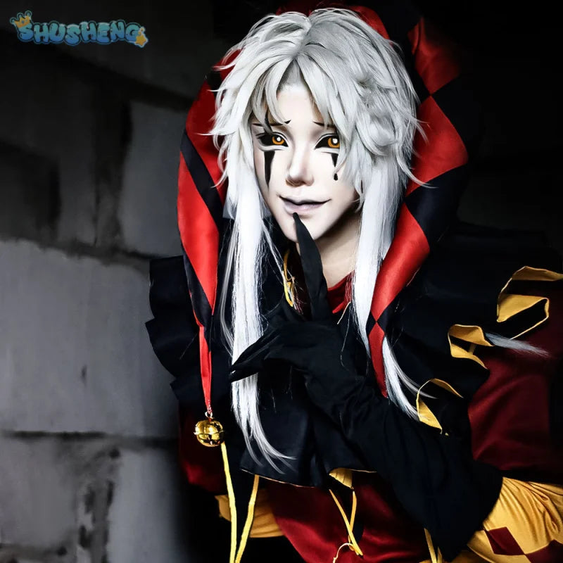 Pierrot Horror Clown Costumes Game Circus Clown Uniform - product image 4