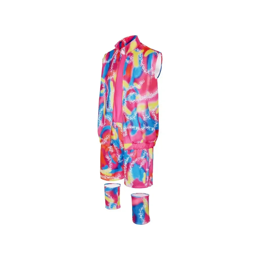 80s Workout Costume for Halloween Costume 80s 90s Workout Outfit for Adult Men's Include - barbie / XXXL