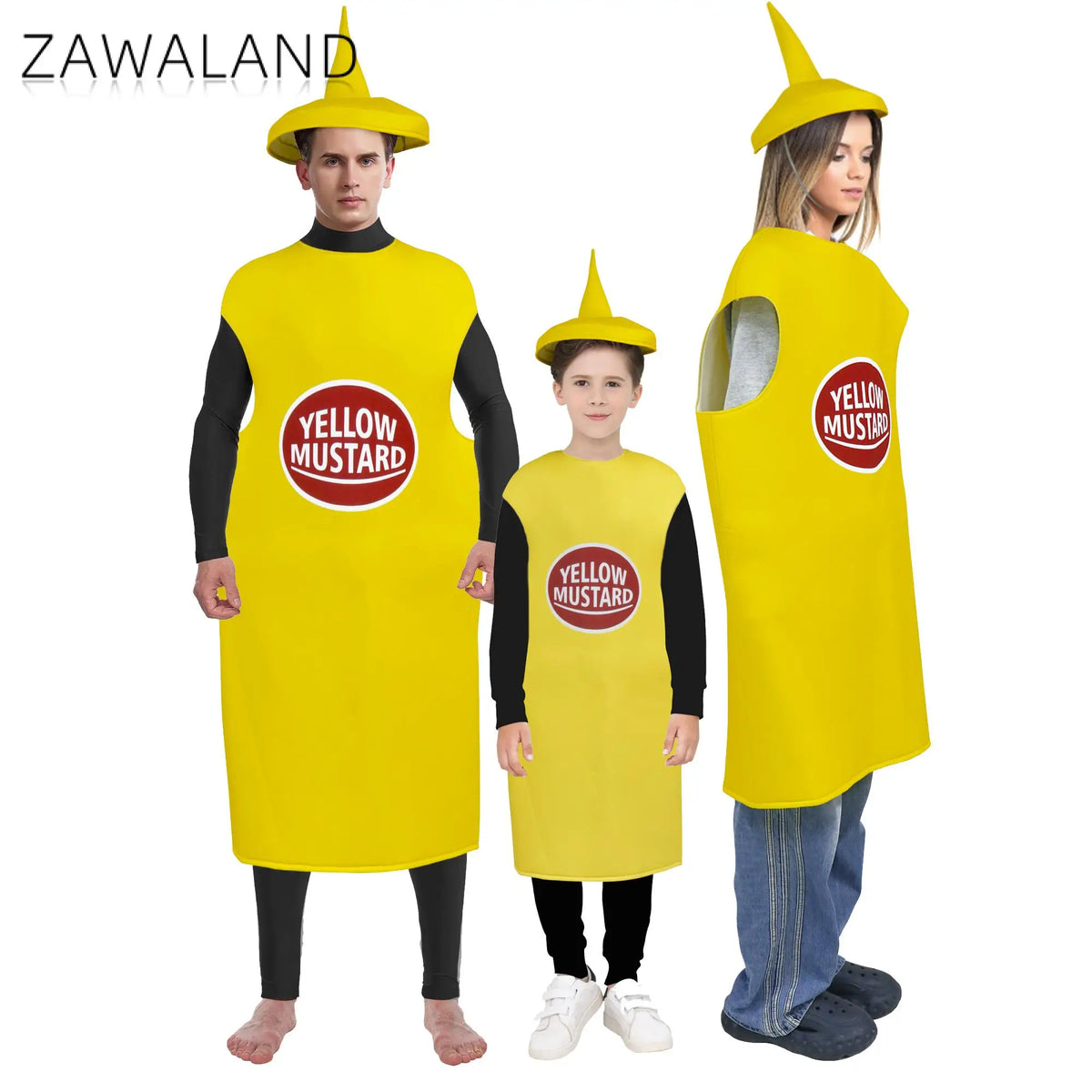 Adult Ketchup & Mustard Bottle Costume - view 2
