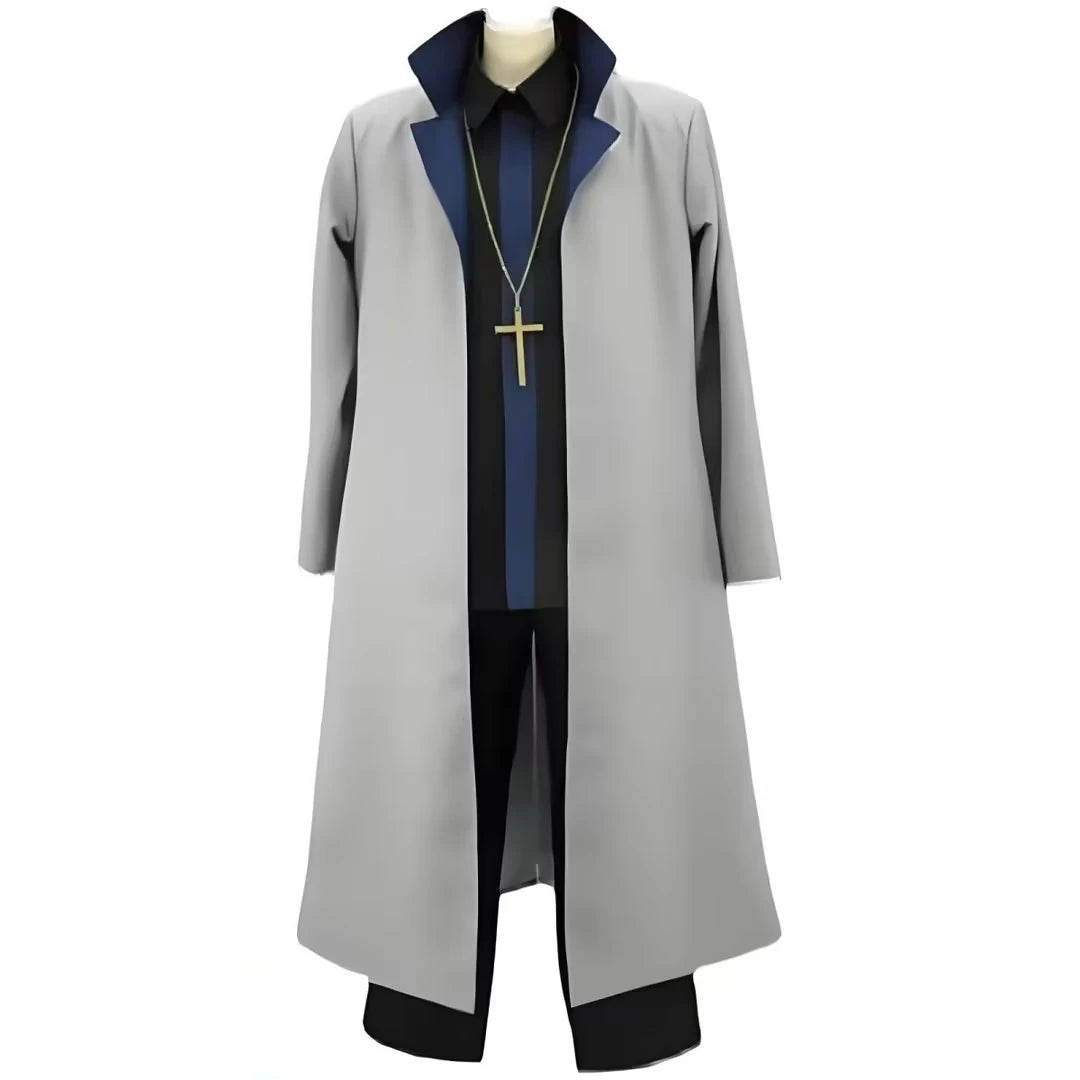 Anime Hellsing Alexander Anderson Costume Halloween Uniform Outfit - Costume / XXXL