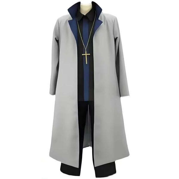 Anime Hellsing Alexander Anderson Costume Halloween Uniform Outfit
