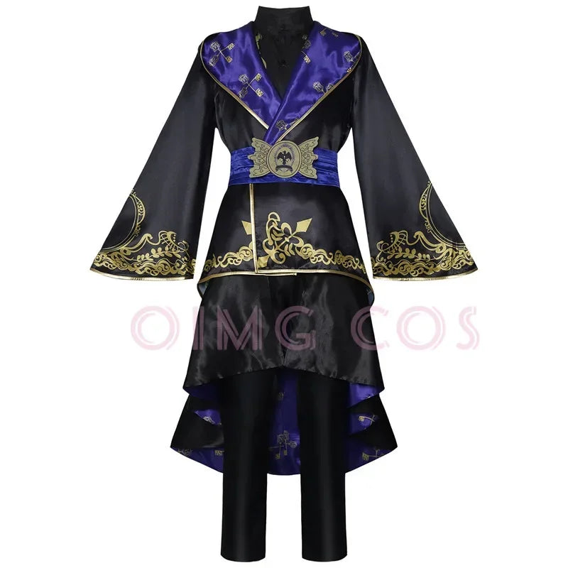 Twisted Wonderland Ace Trappola Costume Deuce Adult Uniform Anime Trey Halloween Cater - E Costume / L