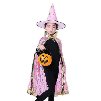 Kids' Witch 2pcs Cloak Little Magician Five Star Costume - alternate view 8