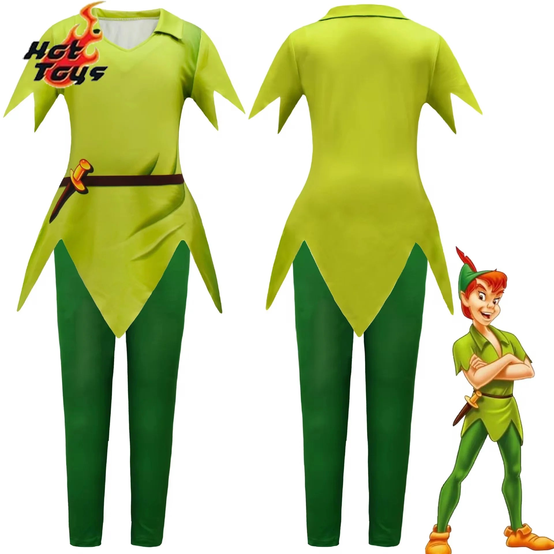 Peter Pan-Inspired Elf Prince Costume for Kids | Fairy-Tale Outfit