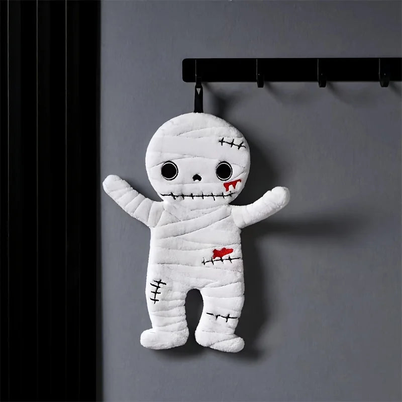 1-Piece Cute Mummy Hand Towel Halloween Decorative Hanging Towel Spooky Design - product image 5