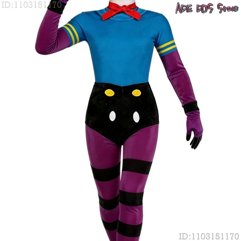 The Costume Prototype Costume Hat Horror Game Cosplay Jumpsuit 110-190 Scary Evil - Costume / 170