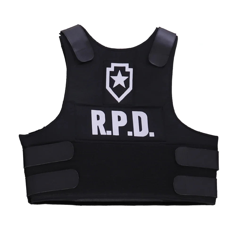 Resident 2 Cosplay Re Costume With Leon Vest Men's Halloween Costumes - view 7