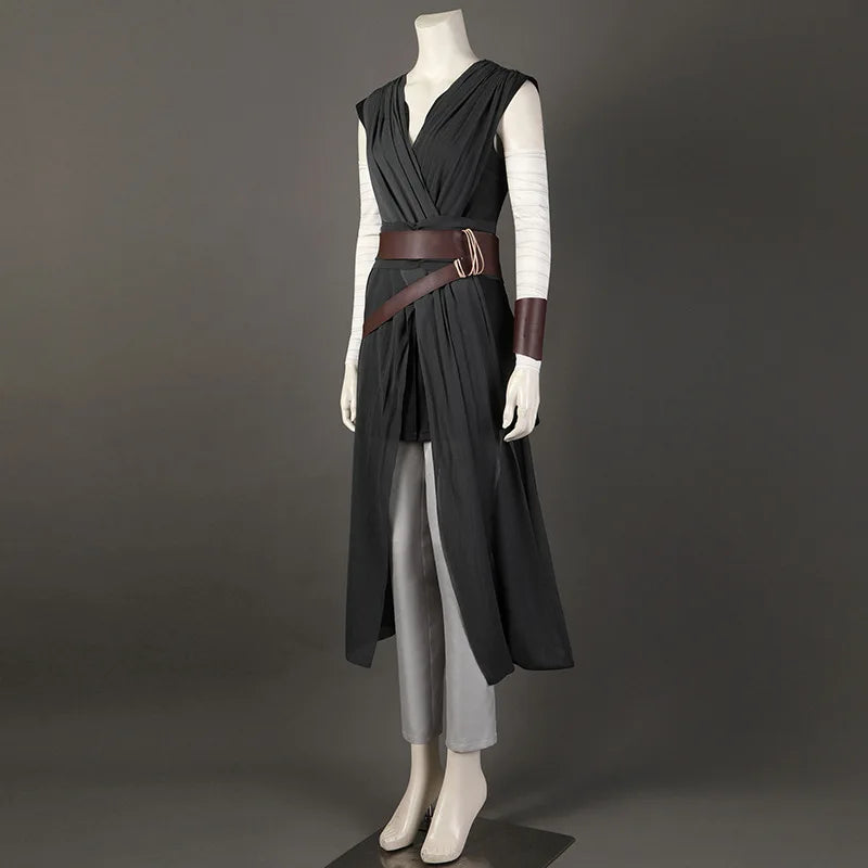 The Force Awakens Rey Skywalker Costume Movie Character Uniform Set Performance Halloween - suit / XXL