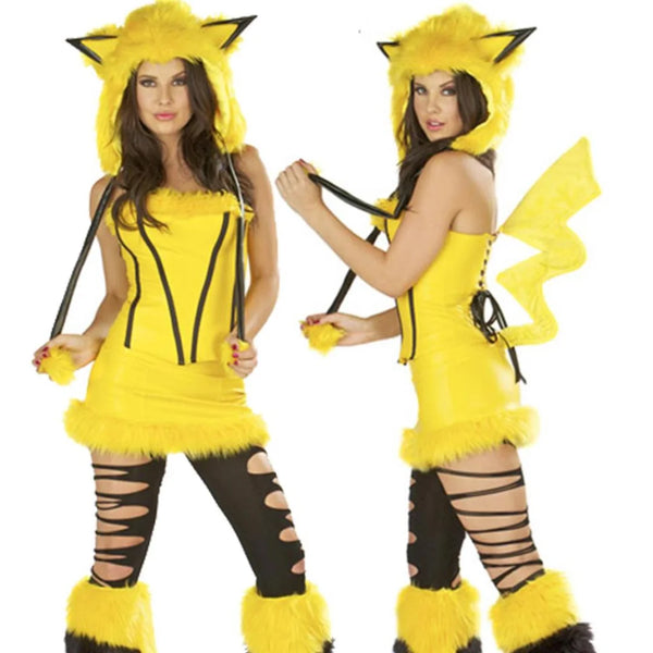 Geeky Halloween Costume Women's Lioness Halloween Costume Halloween Animals Costume Women Girl Sexy Dress Brown Cute