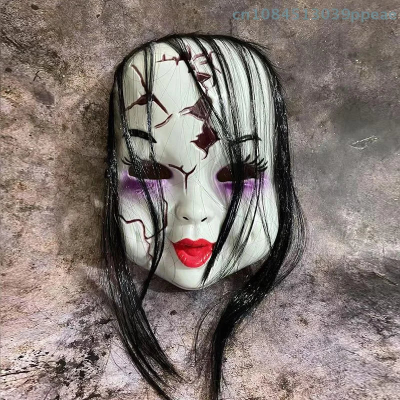 1 Pc Scary Ghost Mask Costume Props Chucky Ghost Doll Mask Halloween Full Face Helmet - View 6