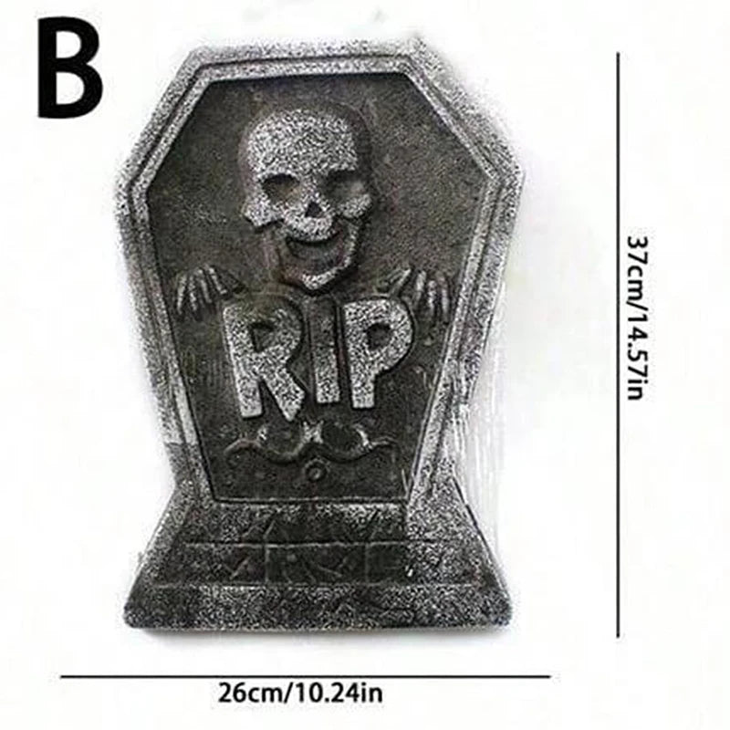 1PC Halloween Foam Tombstone with RIP Letters Scary Graveyard Decoration for Yard Haunted House Party Display - product image 7
