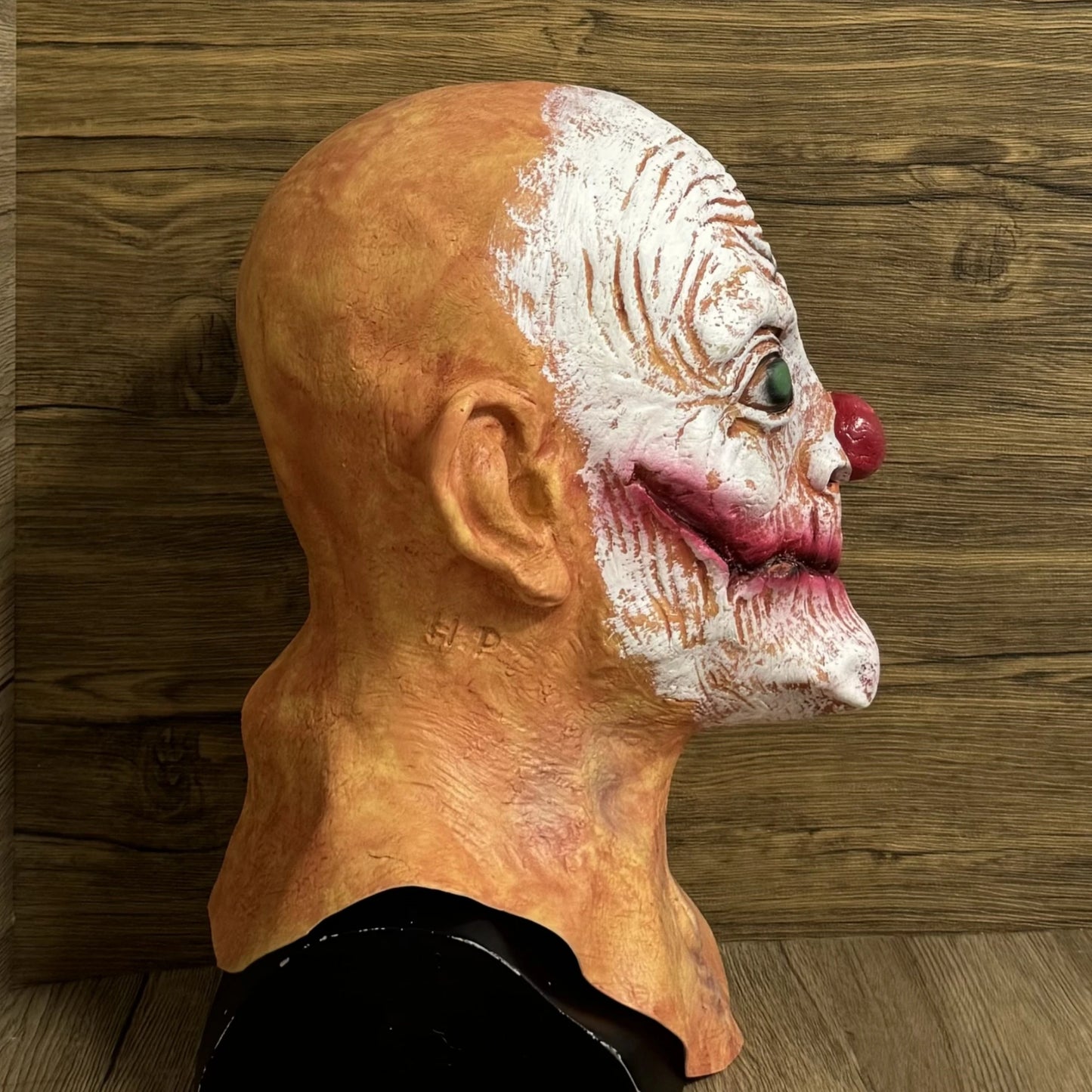 1PC Realistic Scary Clown Mask Horror Halloween Costume Props Haunted House Full Head - View 5