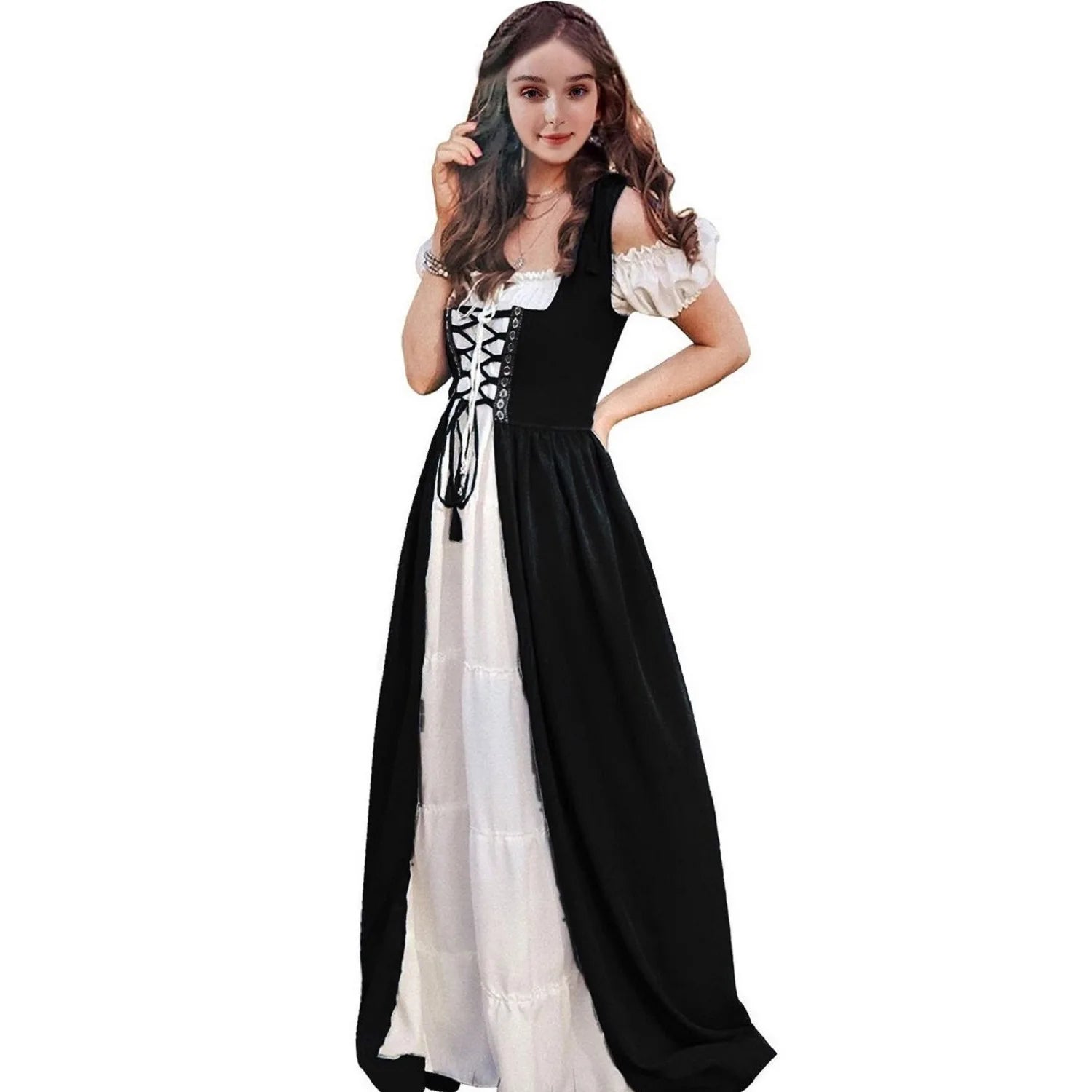 Medieval Renaissance Drama Dance Costume Halloween Girdle Cos Dress Halloween Costumes for Women Dress Love - product image 11