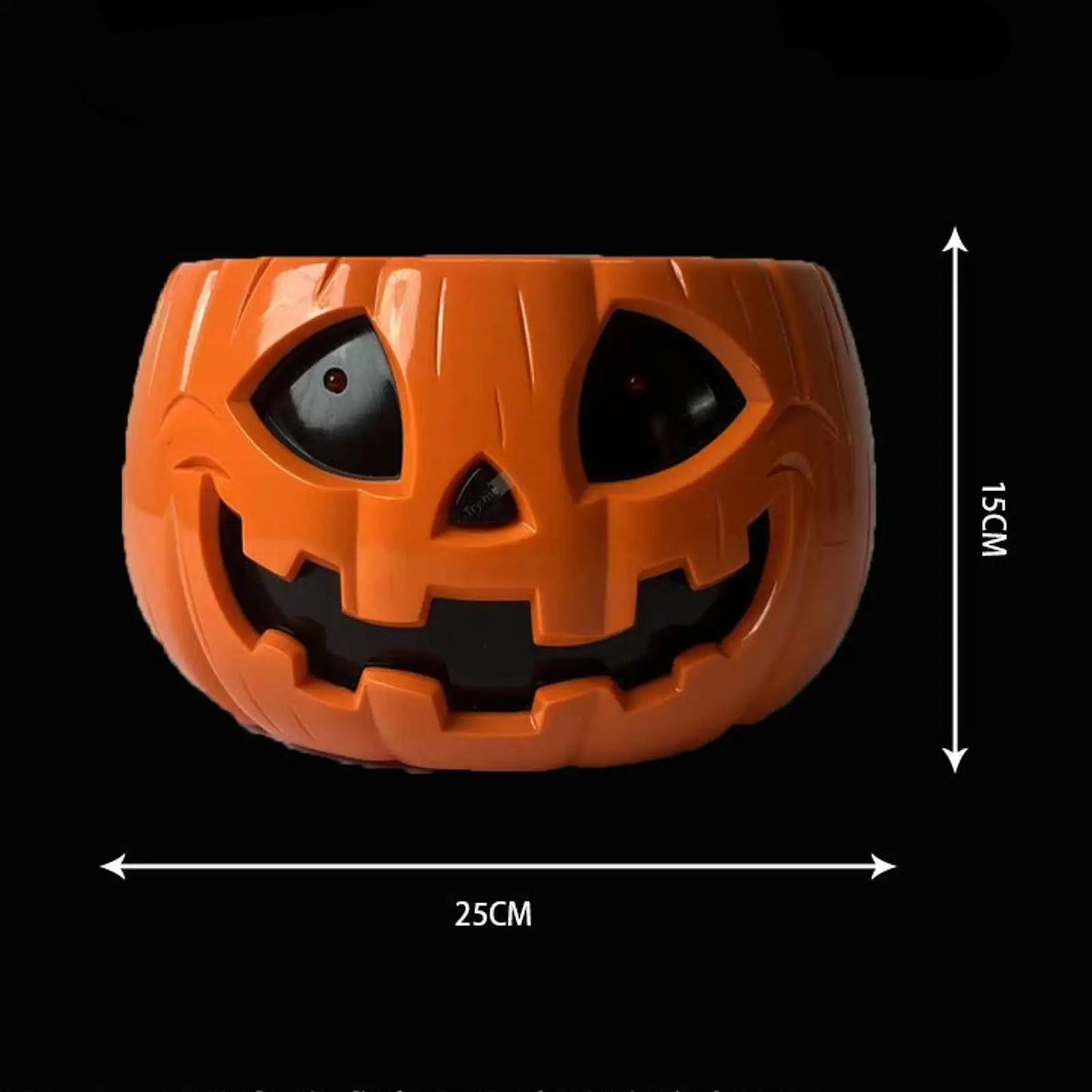 Halloween Pumpkin Candy Bowl Glow in The Dark Halloween Electric Toy for Home - product image 6