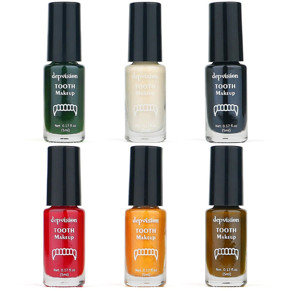 Depvision Tooth Paint Makeup Colorful Non Toxic for Halloween Party Cosplay Cosmetics Pigment - product image 1